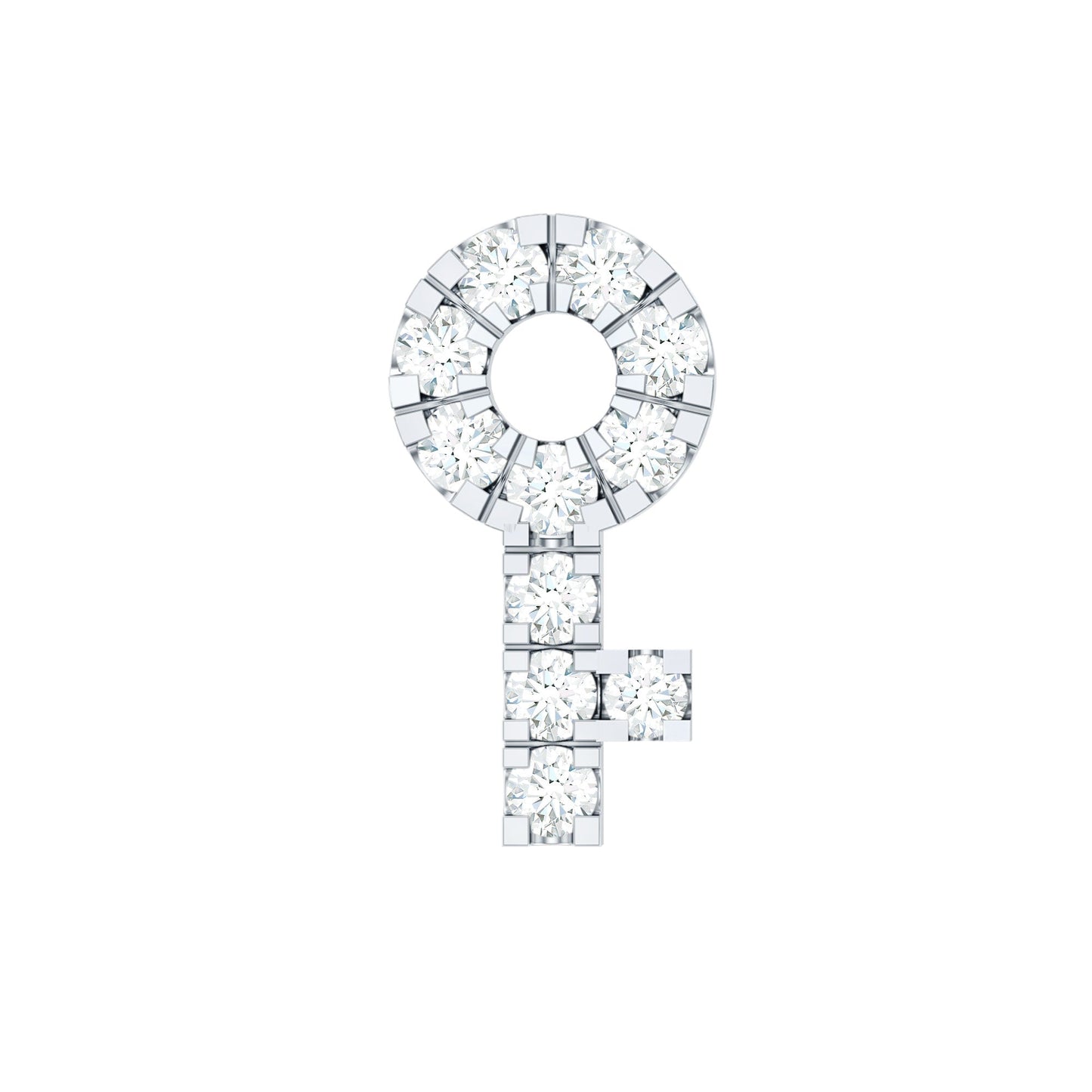Diamond Key Shape Tragus Earring