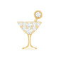 Diamond Wine Glass Earring for Tragus Piercing