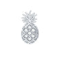 Diamond Pineapple Earring for Cartilage Piercing
