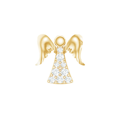 Minimal Diamond Angel Upper Lobe Earring