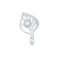 Diamond Leaf Helix Earring
