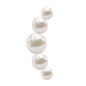Round Freshwater Pearl Crawler Earring for Women