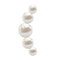 Round Freshwater Pearl Crawler Earring for Women