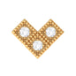 Round Diamond V Shape Earring for Helix Earring