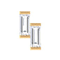 Dainty Baguette Moissanite 2 Stone Earring for Helix Piercing