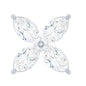 Marquise Four Petal Flower Cartilage Earring