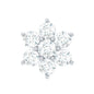 Simple Diamond Flower Cartilage Earring