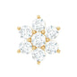 Simple Diamond Flower Cartilage Earring