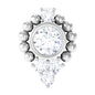 Bezel Set Diamond Minimalist Earring for Tragus Piercing