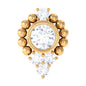 Bezel Set Diamond Minimalist Earring for Tragus Piercing
