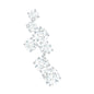 Simple Diamond Helix Piercing Earring with Flat Back