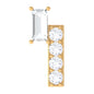 Minimalist Diamond Tragus Piercing Earring
