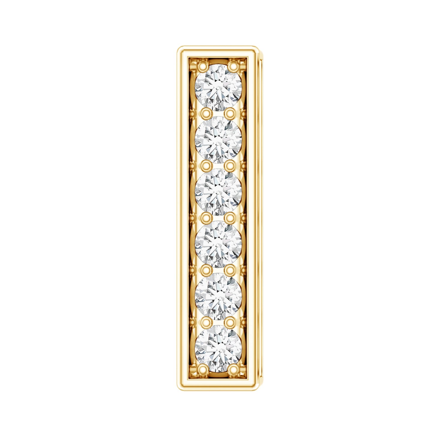 Diamond Bar Earring for Tragus Piercing