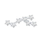 Diamond Virgo Constellation Earring for Cartilage Piercing