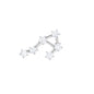Certified Diamond Libra Constellation Piercing Earring
