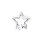 Certified Diamond Star Earring for Upper Lobe Piercing