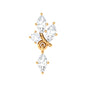Marquise Moissanite Cartilage Dangle Earring