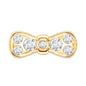 Moissanite Cute Bow Cartilage Earring with Certificate