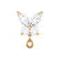 Marquise Moissanite Butterfly Dangle Earring