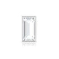 Baguette Diamond Tragus Earring in Bezel Setting
