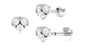 Genuine Diamond Tragus Earring with Flat Back