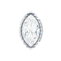 Marquise Moissanite Solitaire Tragus Earring in Bezel Setting