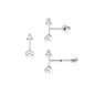 Genuine Diamond Arrow Earring for Helix Piercing