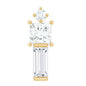 Genuine Diamond Three Stone Bar Tragus Earring