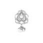 Antique Moissanite Drop Earring for Cartilage Piercing