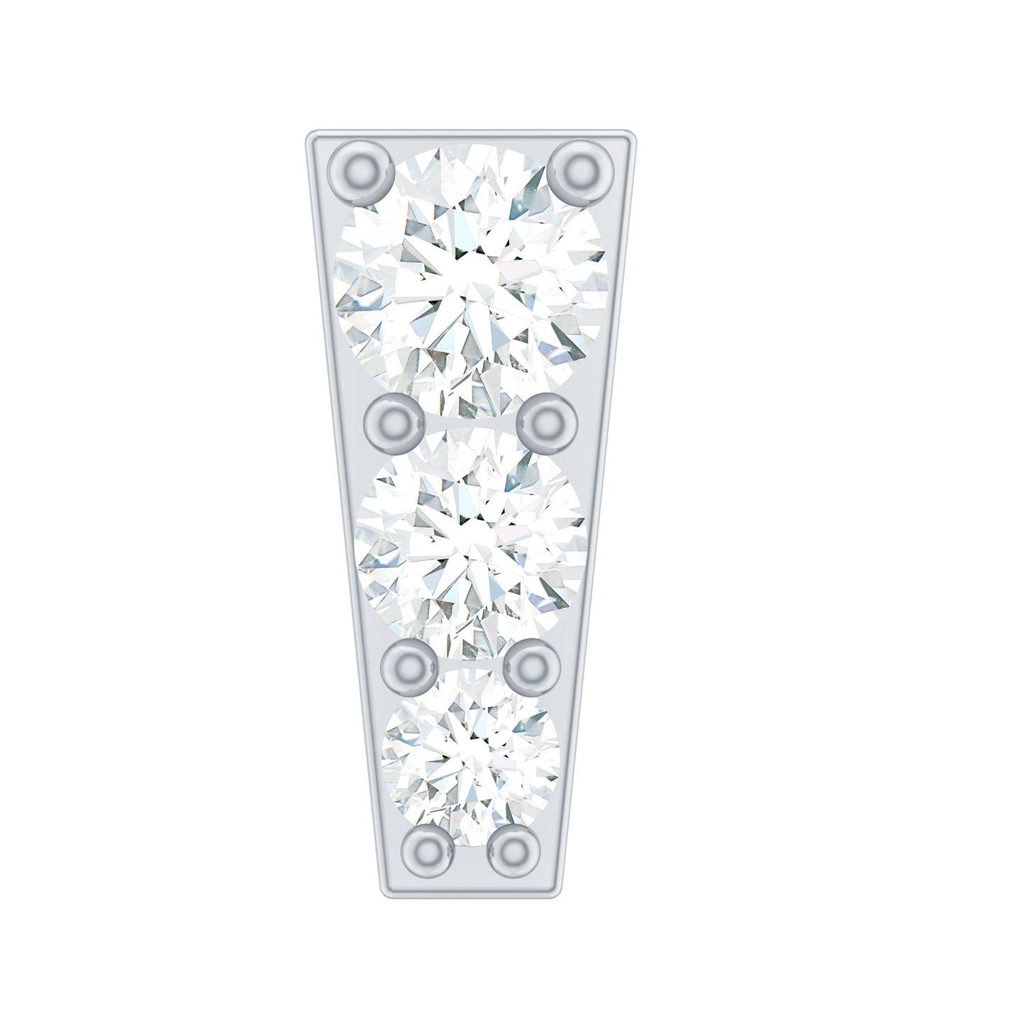Minimal Diamond Unique Earring for Tragus Piercing