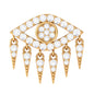 Unique Moissanite Evil Eye Earring for Cartilage Piercing