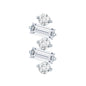 Genuine Baguette Diamond Tragus Earring With Certificate