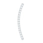 Certified Moissanite Curved Climber Earring for Her