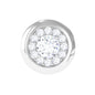 Moissanite Circle Geometric Cartilage Earring