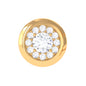 Moissanite Circle Geometric Cartilage Earring