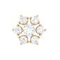 Round Cut Moissanite Cluster Floral Cartilage Earring
