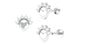 Diamond Heart Conch Earring
