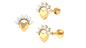 Diamond Heart Conch Earring