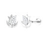 Diamond Flower Earring for Tragus Piercing