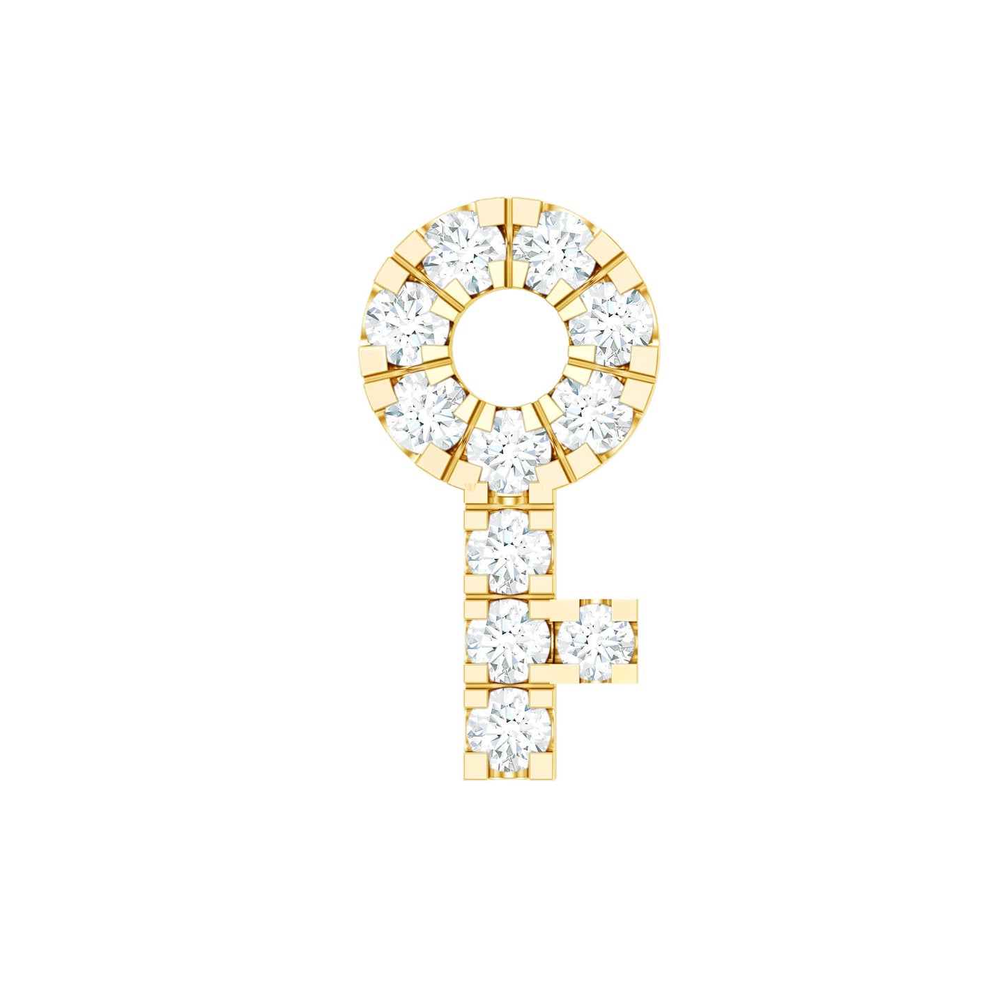 Diamond Key Shape Tragus Earring