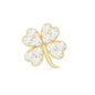 Diamond Four Leaf Clover Tragus Earring