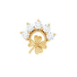 Diamond Four Leaf Clover Earring