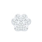 Moissanite Dog Paw Print Earring for Cartilage Piercing