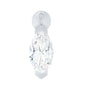 Marquise Moissanite Drop Earring for Tragus Piercing