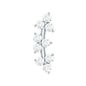 Unique Moissanite Cartilage Climber Earring