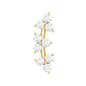 Unique Moissanite Cartilage Climber Earring