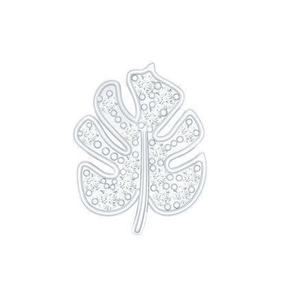 Diamond Leaf Earring for Cartilage Piercing