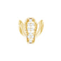 Diamond Bumblebee Earring for Helix Piercing