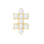 Diamond Puzzle Piece Earring for Helix Piercing