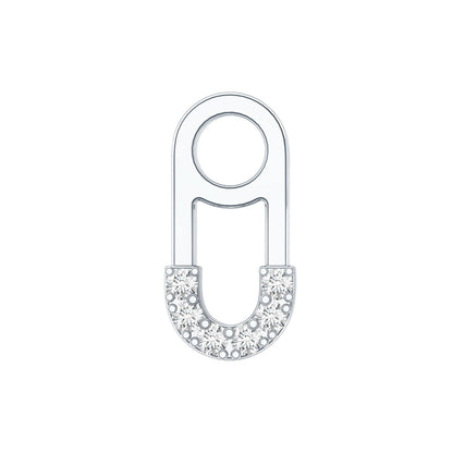 Diamond Pin Earring for Helix Piercing